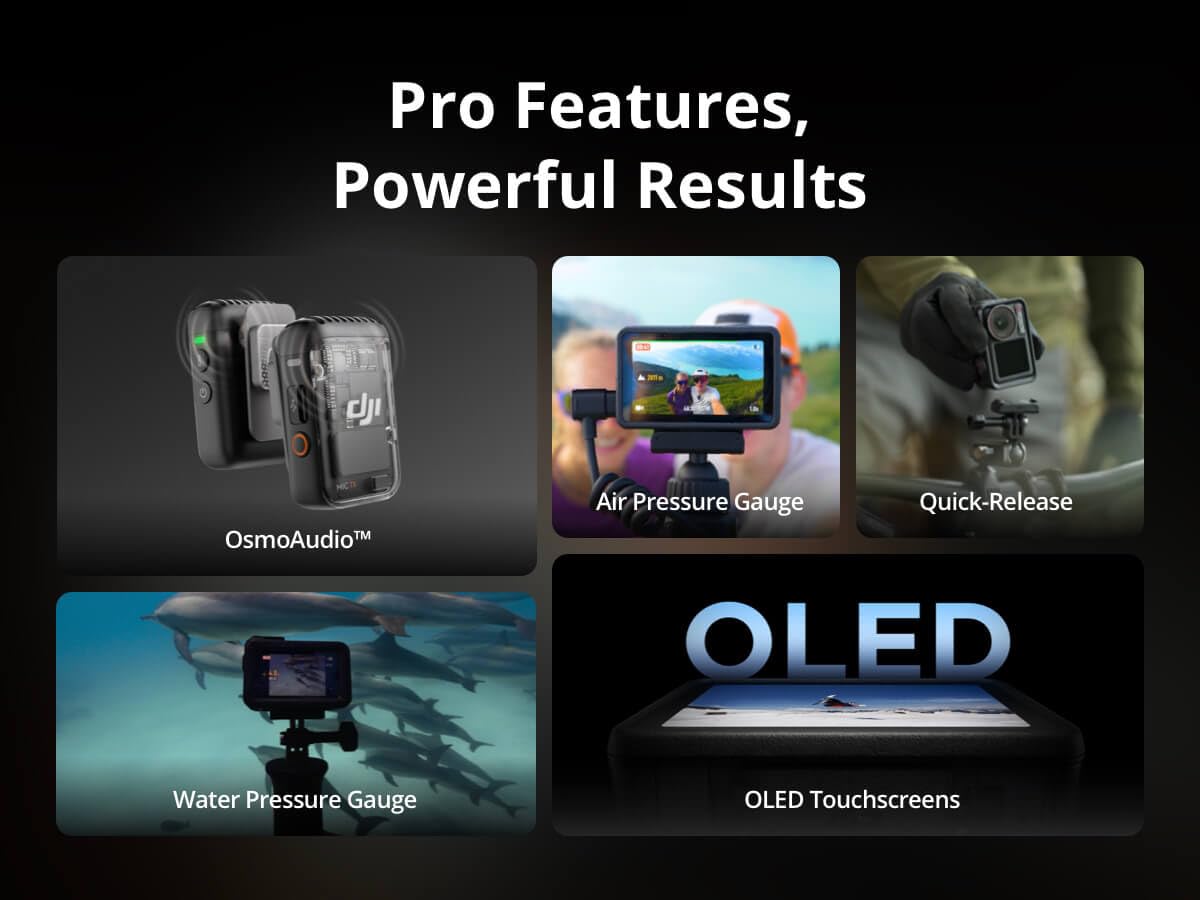 DJI 1st Copy Osmo Action 5 Pro || Waterproof Camera with 4K/120fps Video || Action Camera 4K Ideal for Sports, Vlog || 1 Years Warranty🌟 - Image 7